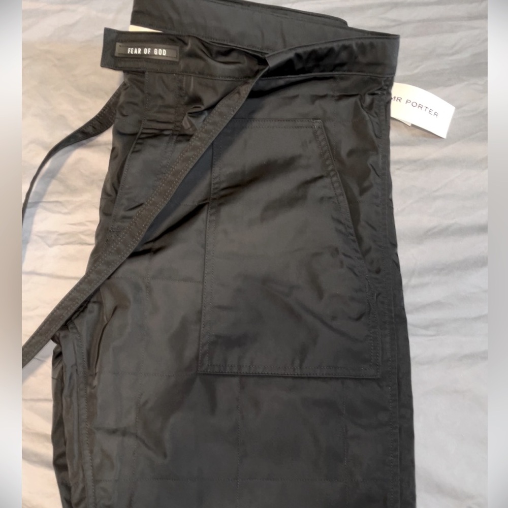 Men’s Fear Of God Sixth Edition black trouser pants
